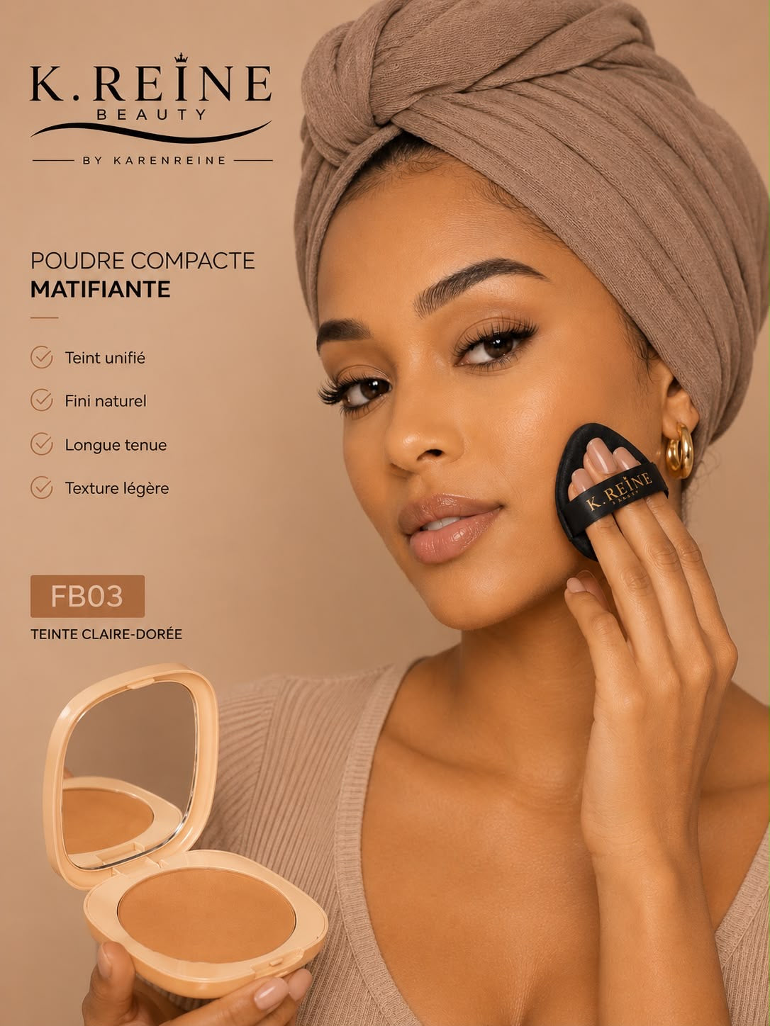 Poudre Compacte K.REINE Beauty