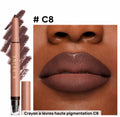 K.REINE Beauty – Crayon à lèvres Cacao Noir,Marron
