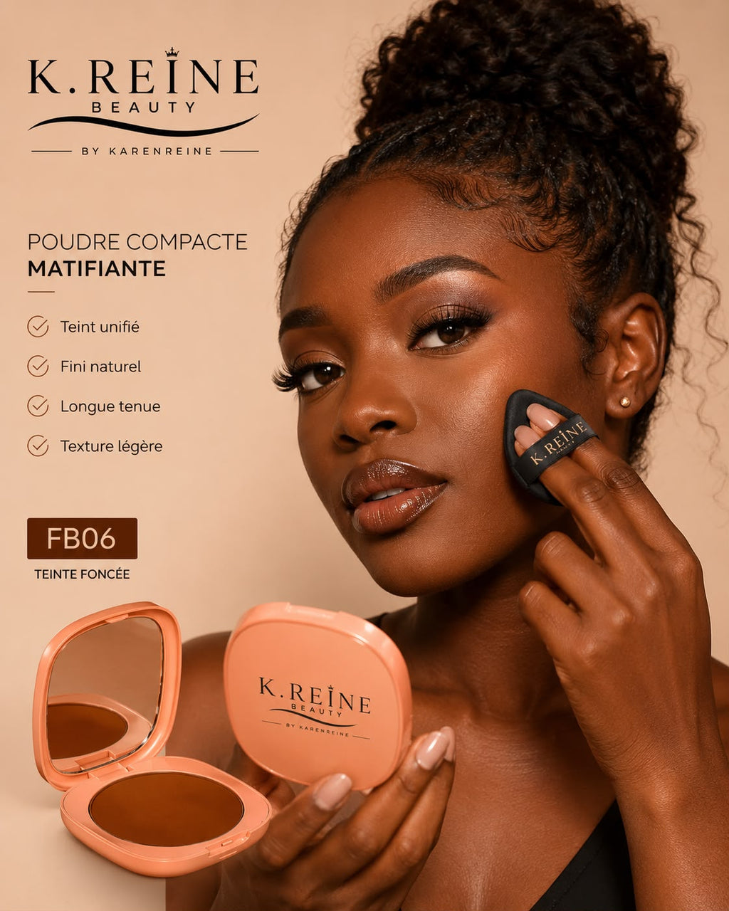 Poudre Compacte K.REINE Beauty
