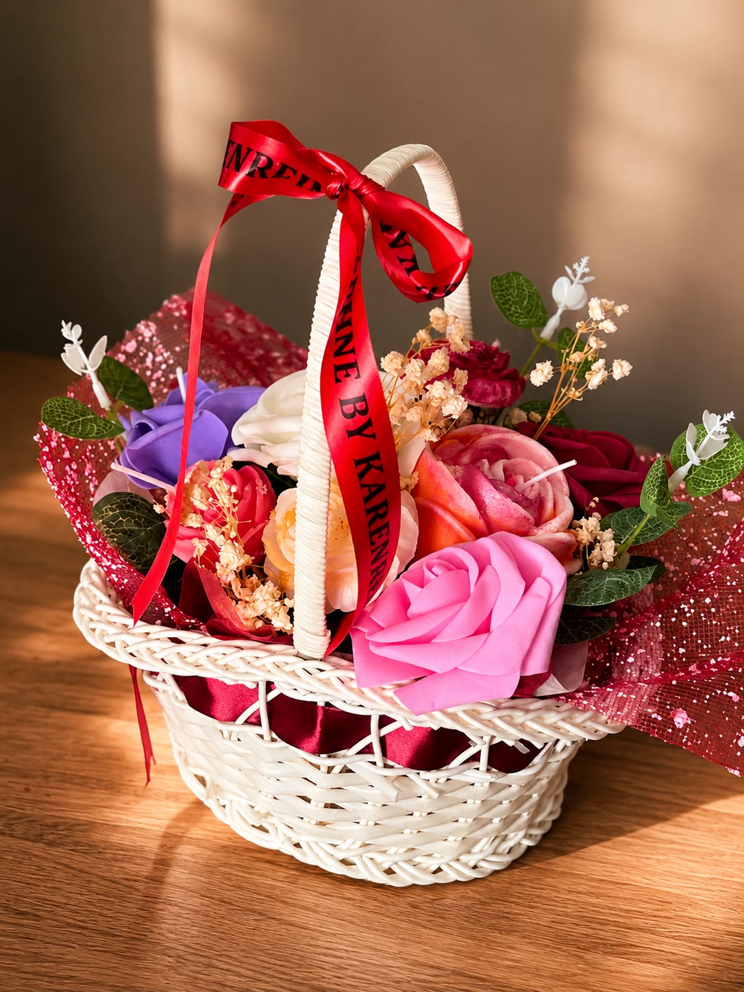 Coffret et Bouquet de bougies parfumées K.REINE